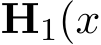  H1(x