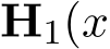  H1(x