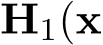  H1(x