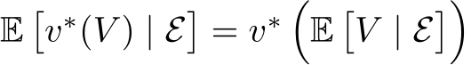  E�v∗(V ) | E�= v∗ �E�V | E��