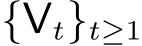  {Vt}t≥1