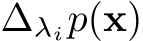  ∆λip(x)