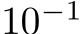  10−1