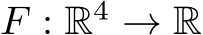 F : R4 → R