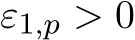 ε1,p > 0