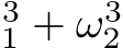 31 + ω32