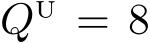  QU = 8