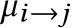  µi→j