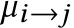  µi→j