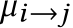  µi→j