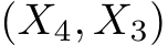  (X4, X3)