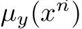  µy(x⃗n)