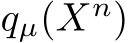  qµ(Xn)
