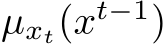  µxt(xt−1)