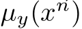  µy(x⃗n)