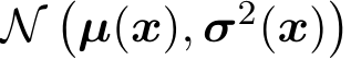  N`µpxq, σ2pxq˘