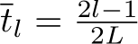  tl = 2l−12L