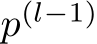  p(l−1)