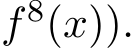 f8(x)).