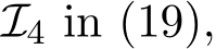  I4 in (19),