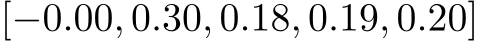  [−0.00, 0.30, 0.18, 0.19, 0.20]