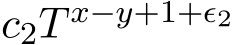  c2T x−y+1+ϵ2
