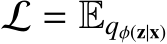  L = Eqφ(z|x)