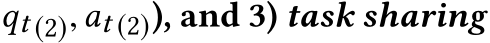  qt (2),at (2)), and 3) task sharing