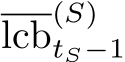  lcb(S)tS−1