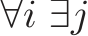  ∀i ∃j