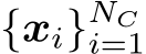 {xi}NCi=1