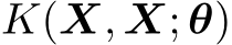  K(X, X; θ)