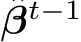 βt−1