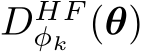 DHFφk (θ)