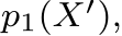  p1(X′),