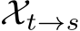  Xt→s