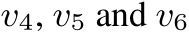  v4, v5 and v6