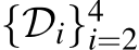  {Di}4i=2