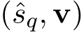  (ˆsq, v)