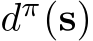  dπ(s)