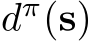  dπ(s)