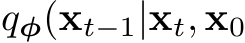 qϕ(xt−1|xt, x0