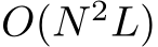  n0 = n1 = · · · = nL = N