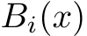 fcoarse(x) = �G1+k−1i=0 ciBi(x)