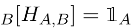 B[HA,B] = 1A