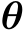  θ