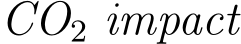CO2 impact
