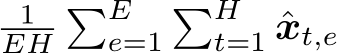 1EH�Ee=1�Ht=1 ˆxt,e