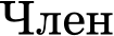 Член