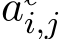  aℓi,j
